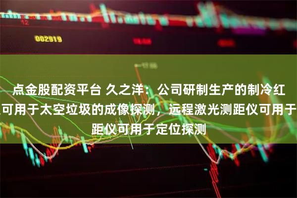 点金股配资平台 久之洋：公司研制生产的制冷红外热像仪可用于太空垃圾的成像探测，远程激光测距仪可用于定位探测